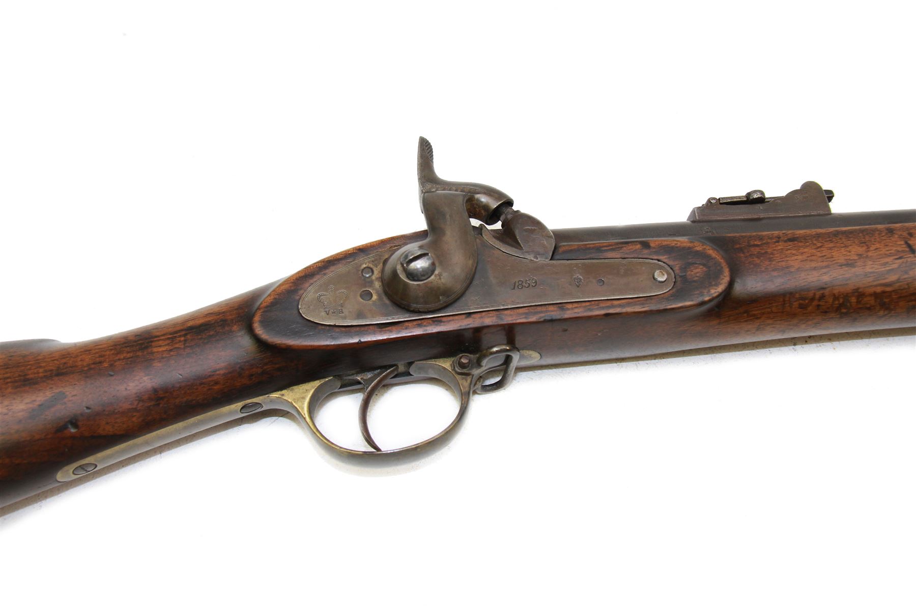 Volunteer percussion P53 type rifle, 94cm (37