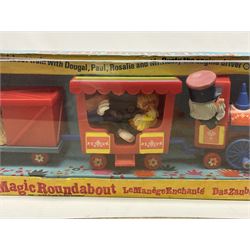 Corgi - The Magic Roundabout train no.851 in original box; with loose Batman, Robin and Lady Penelope figures from Corgi and Dinky vehicles