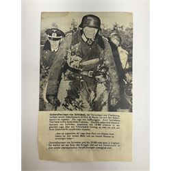 WW2 German propaganda leaflet dropped over Normandy (Cherbourg) 1944
