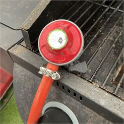 Nimbus 4 burner gas BBQ with gas bottle  - THIS LOT IS TO BE COLLECTED BY APPOINTMENT FROM DUGGLEBY STORAGE, GREAT HILL, EASTFIELD, SCARBOROUGH, YO11 3TX