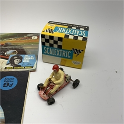 Scalextric - 1960s go-kart, boxed with internal packaging; and four early catalogues comprising first edition January 1960, second edition, fourth edition and seventh edition (5)