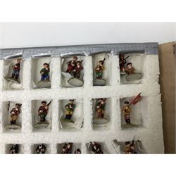 Lamming Miniatures - Bill Lammings own 1970s promotional display set of forty-four 25mm miniature Russian Partisans including female fighters; hand painted by Bill Lamming for exhibition.