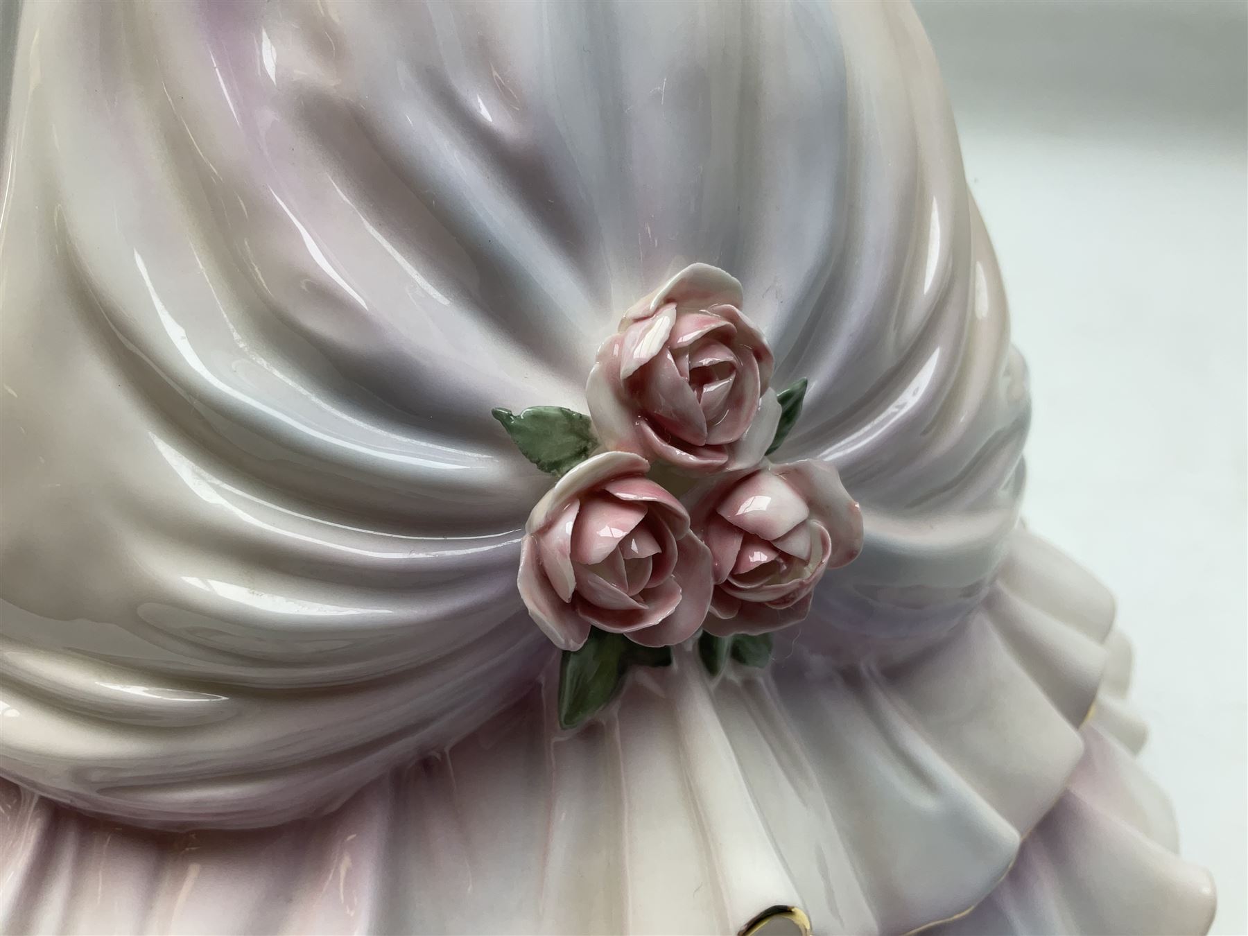 Coalport figure, Secret Garden, designed by Sue McGarrigle, with original box and certificate of authentication, H26cm