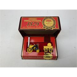 Three boxed Matchbox Models of Yesteryear models, boxed Corgi Silver Jubilee Bus, Matchbox Superkings Daf car transporter, other loose die-cast models to include Lledo, Corgi Classics etc