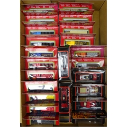  Six Corgi Showcase Collection models in the 'Fire Heroes' series and seventeen Hobby Dax models in the 'Antique Lorry' series, all boxed (23)  
