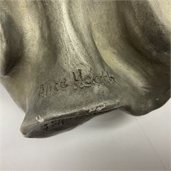 After Alexsander Danel for Austin Sculpture, Windswept, sculpture modelled as a female in flowing dress 