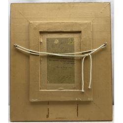 Tom McEwan (Scottish 1846-1914): 'The Spinning Wheel', oil on board signed and titled on mount, dated 1907 verso 25cm x 18cm 