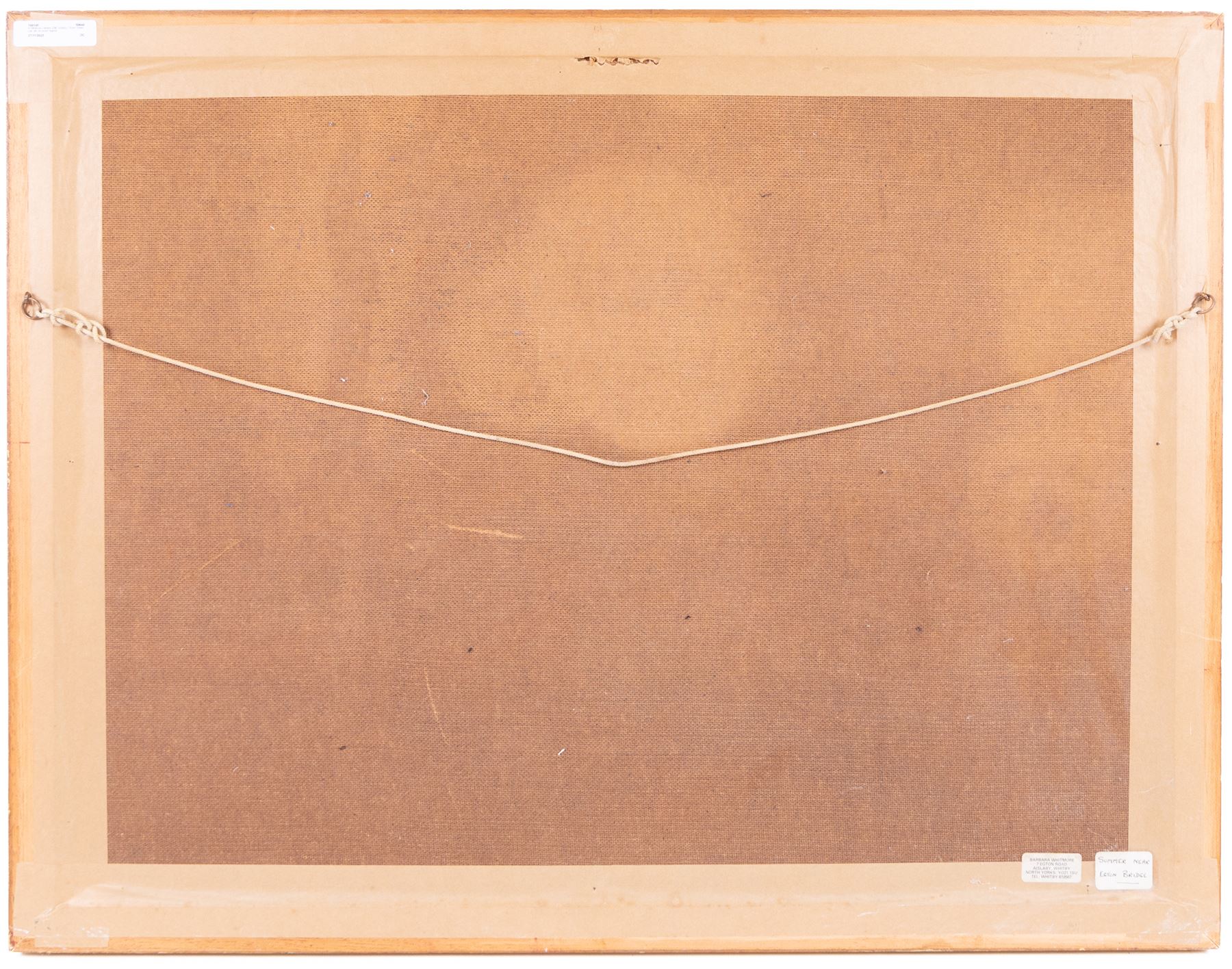 Barbara Whitmore (Whitby 20th century): River Views, pair oils on board signed 55cm x 73cm (2)