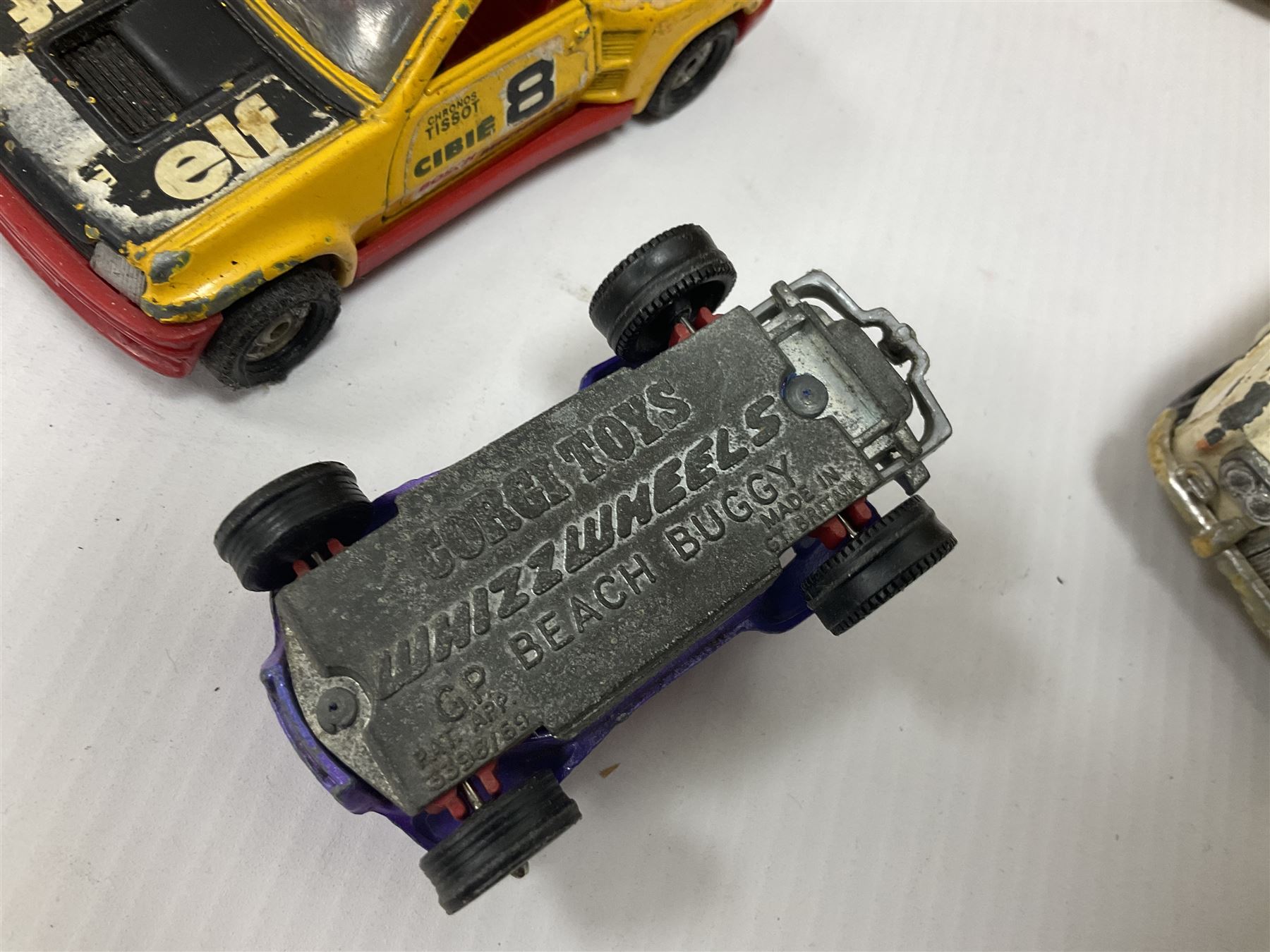 Large quantity of unboxed, playworn, incomplete and repainted die-cast models by various makers