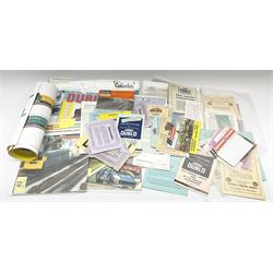 Hornby Dublo - quantity of paper ephemera including Electric Trains catalogues 1960 & 1961; Rail Layouts booklets; instruction manuals; price lists; club membership leaflets; guarantee sheets etc; and three modern limited edition posters, each No.56/3000.