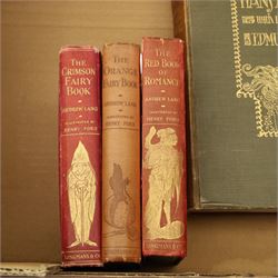 Stories from Hans Anderson illustrated by Edmund Dulac with tipped in plates 1911 and six Fairy Books by Andrew Lang illustrated by Henry Ford