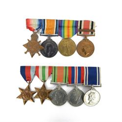 WWI medal group, 1914-15 Star, British War medal, Victory medal and Special Constabulary m...