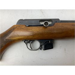 BRNO Model 581 semi-automatic .22 rifle, the 56cm barrel threaded for a sound moderator, serial no.4169, L101cm FIREARMS CERTIFICATE REQUIRED OR RFD