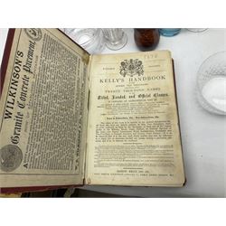 Denby coffee pot, together with Hornsea sugar shaker, glassware and other collectables 