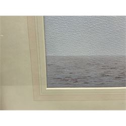 Roger Davies (British 1945-): Clipper at Full Sail, watercolour signed 31cm x 41cm