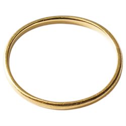 22ct gold wedding band