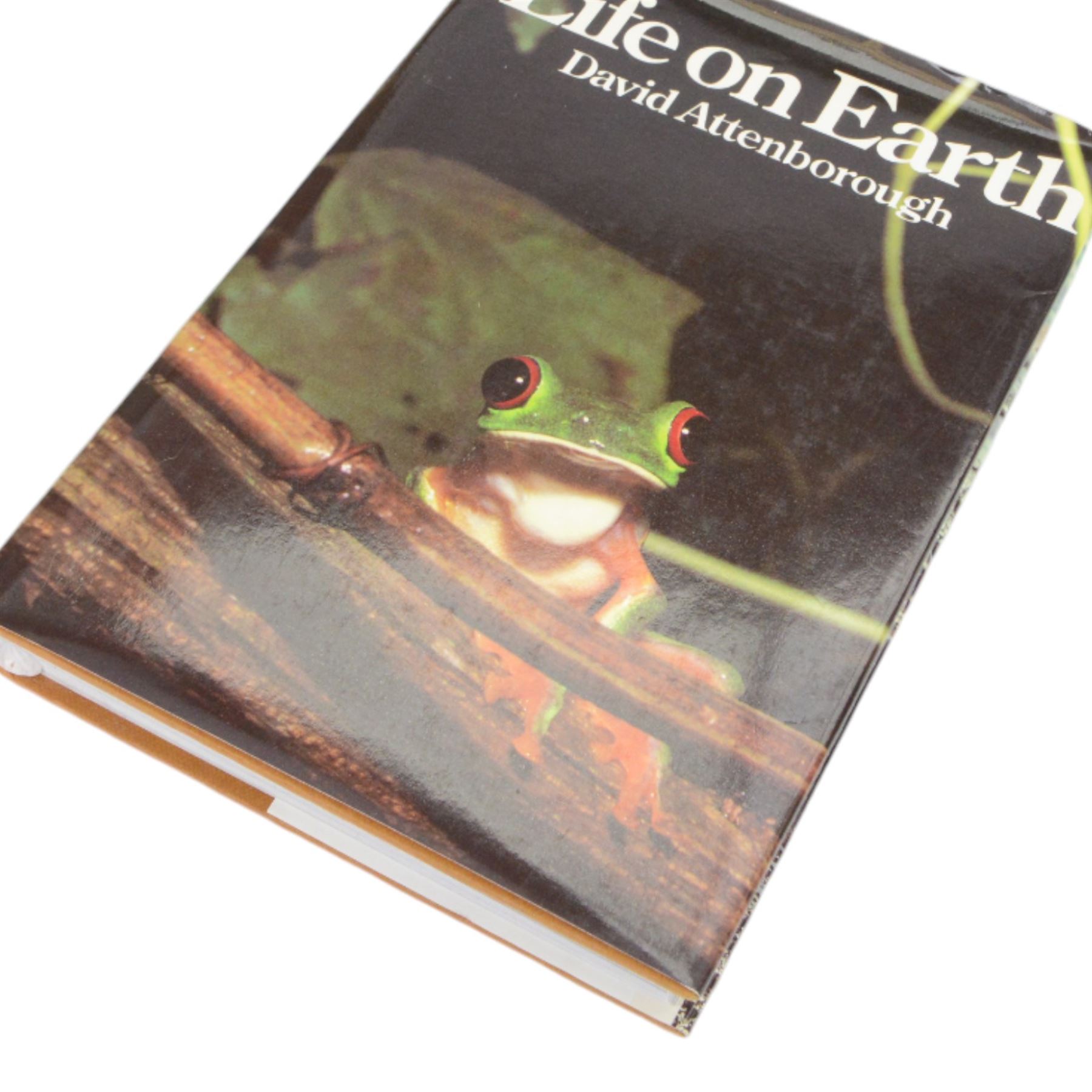 Attenborough, David; Life on Earth, Collins, London 1979 first edition hardback, A Life on Our Planet, Witness Books, London 2020 first edition hardback, together with seven other David Attenborough books  