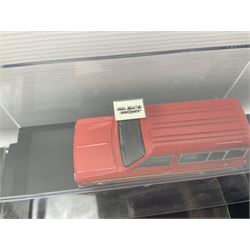 Nine Paul's Model Art 'Minichamps' 1:43 scale die-cast models - six boxed Bentleys and two unboxed Bentleys; and a Bedford estate van (9)