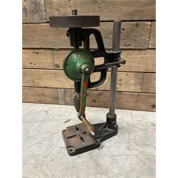 Eclipse mini precision lathe together with pillar drills and magnetic base