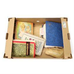 Various stamp albums, loose stamps, envelopes etc