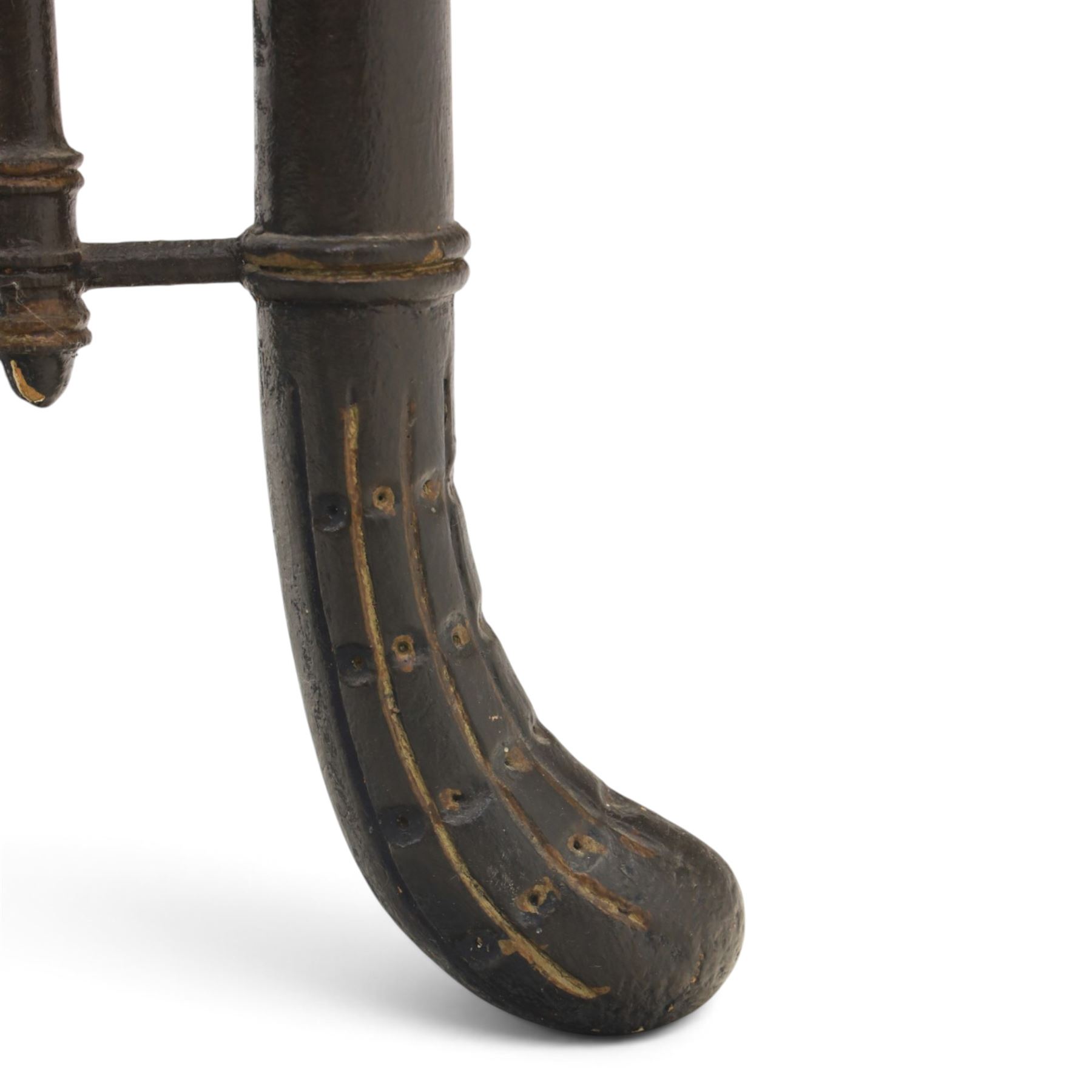 Victorian Aesthetic Movement simulated bamboo and lacquered jardiniere or plant stand