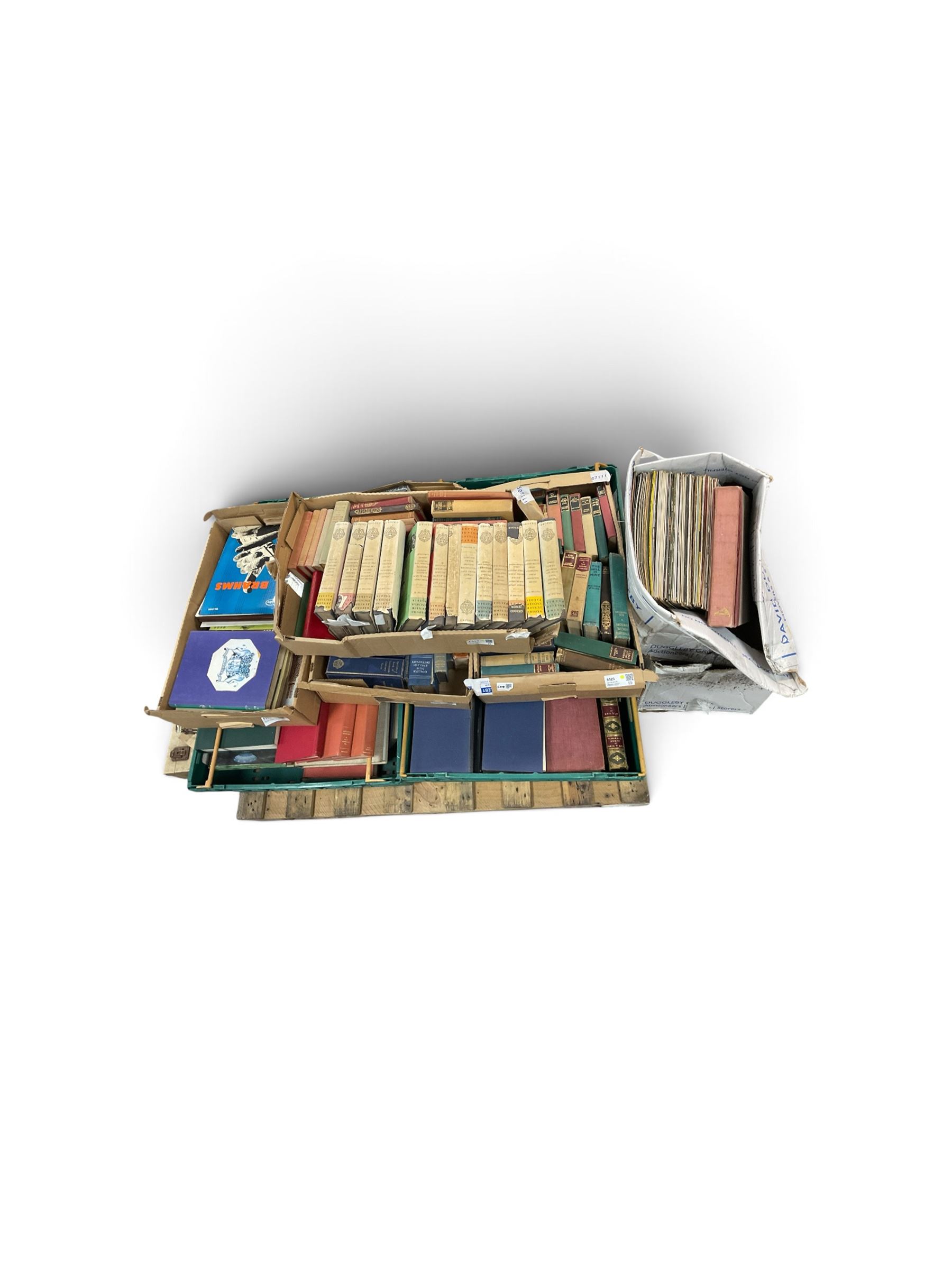 Large collection of books, including Encyclopaedia, Dictionaries, reference books etc