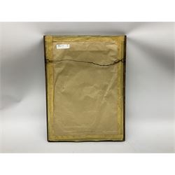 Early 19th century 'Friendship' silk work sampler, worked with poem within naturalistic floral borders, by Mary Wood aged 12, in glazed frame, H46cm W34.5c,
