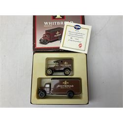 Nineteen boxed Corgi die-cast models sets, to include 50th Anniversary Battle of Britain, The Ruddles, The Bass, Ford- the general utility car, 150th Anniversary Penny Post, White Bread, Charrington etc