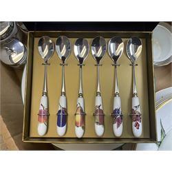 Royal Worcester Evesham and Evesham Vale tea and dinner wares, to include, three large covered tureens, coffee pot, eight tea cups and saucers, milk jug, two covered sucriers, boxed serving spoons etc, approx .130