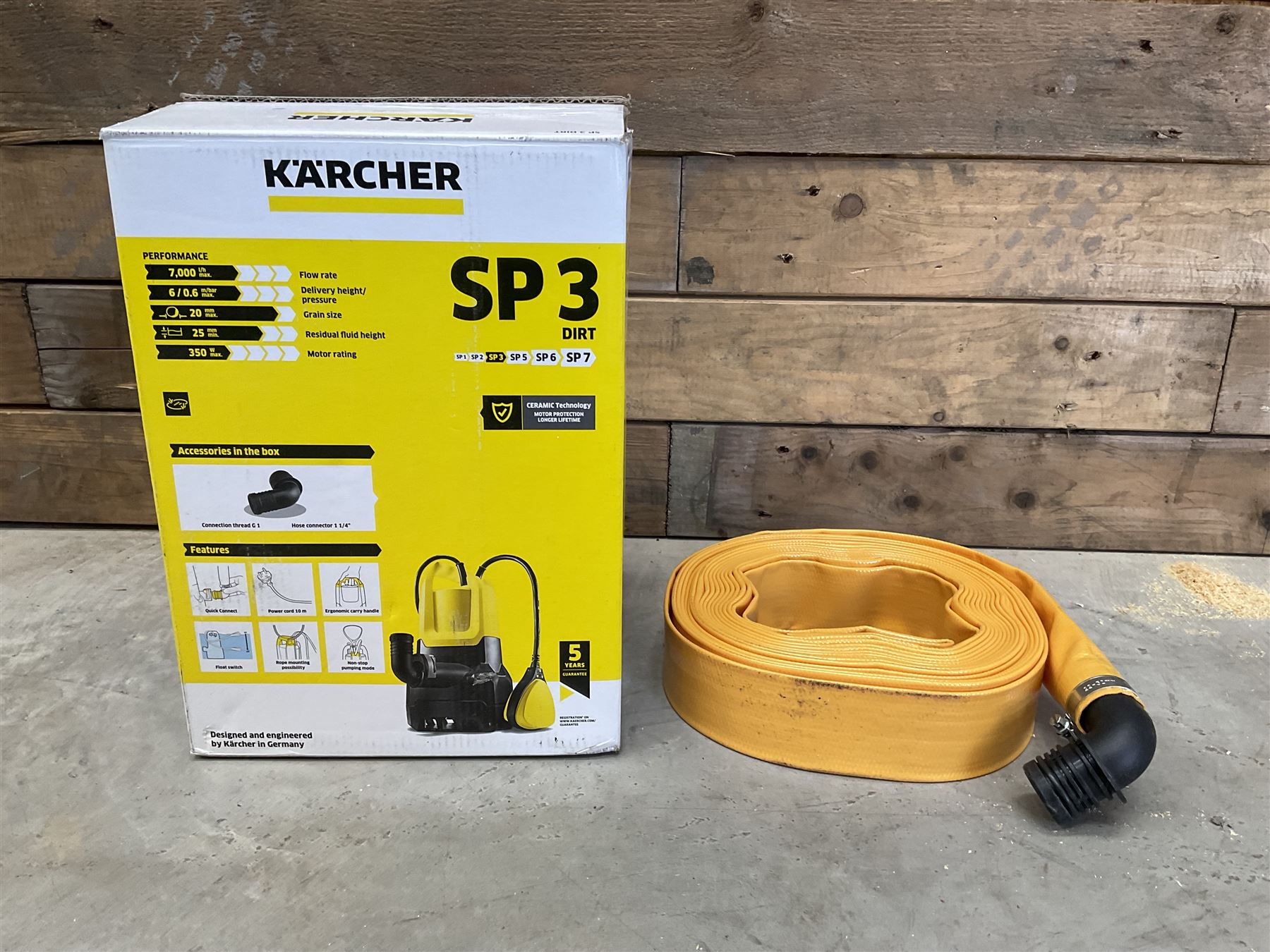 Karcher SP3 dirty water pump with hose