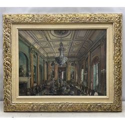 Allan Peel Tankard (British 1897-1964): 'Town Hall - Liverpool', gouache signed and titled, indistinctly dated '45, 49cm x 65cm 