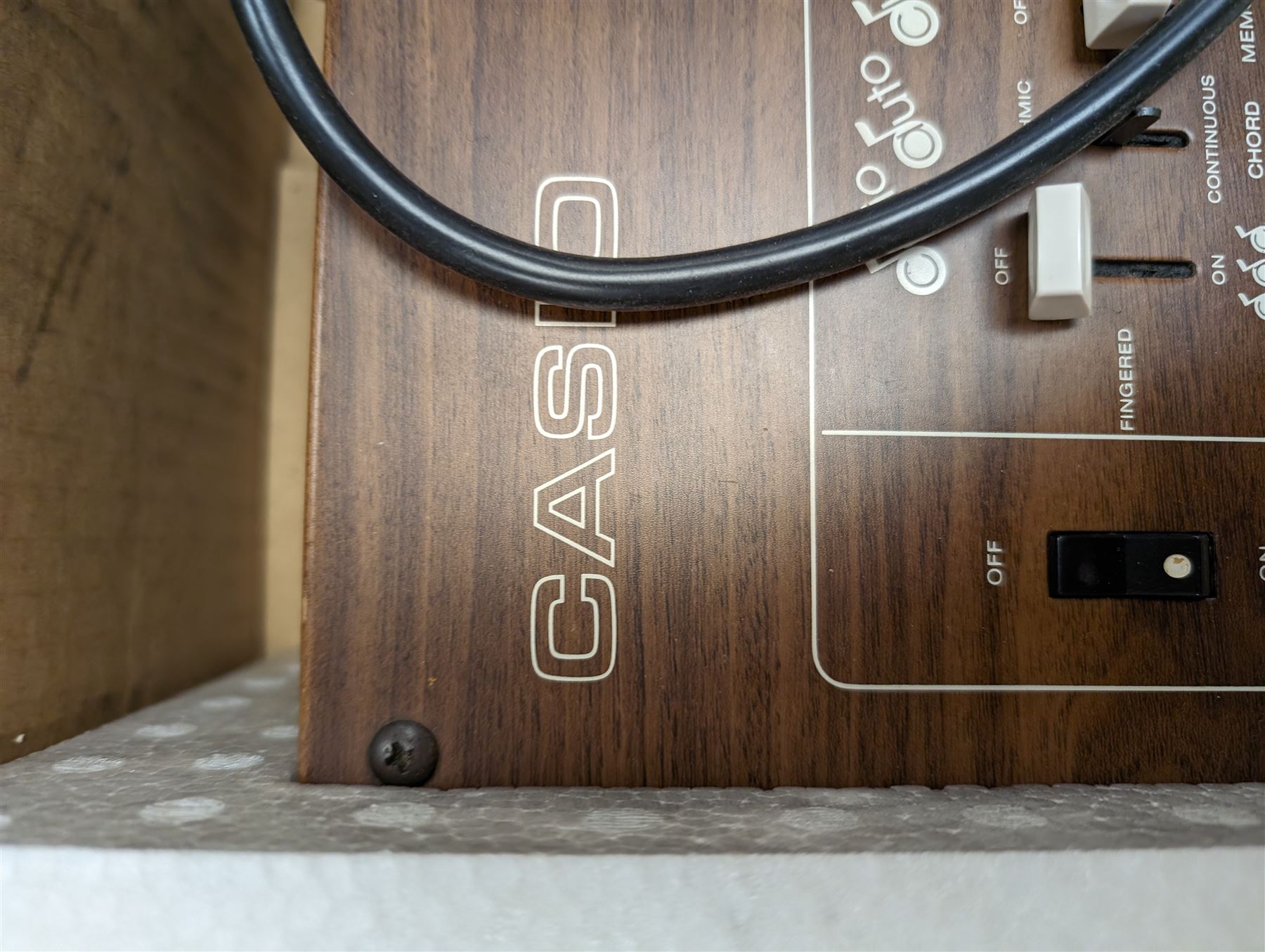 Casio Casiotone 401 electronic keyboard, boxed