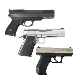 Walther CP99 air pistol, serial no J50295837,  together with Grizzly Win Mag Jr. air pisto...