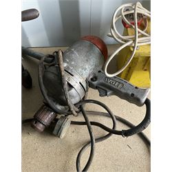 Large Record 36p vice with drills and transformer  - THIS LOT IS TO BE COLLECTED BY APPOINTMENT FROM DUGGLEBY STORAGE, GREAT HILL, EASTFIELD, SCARBOROUGH, YO11 3TX