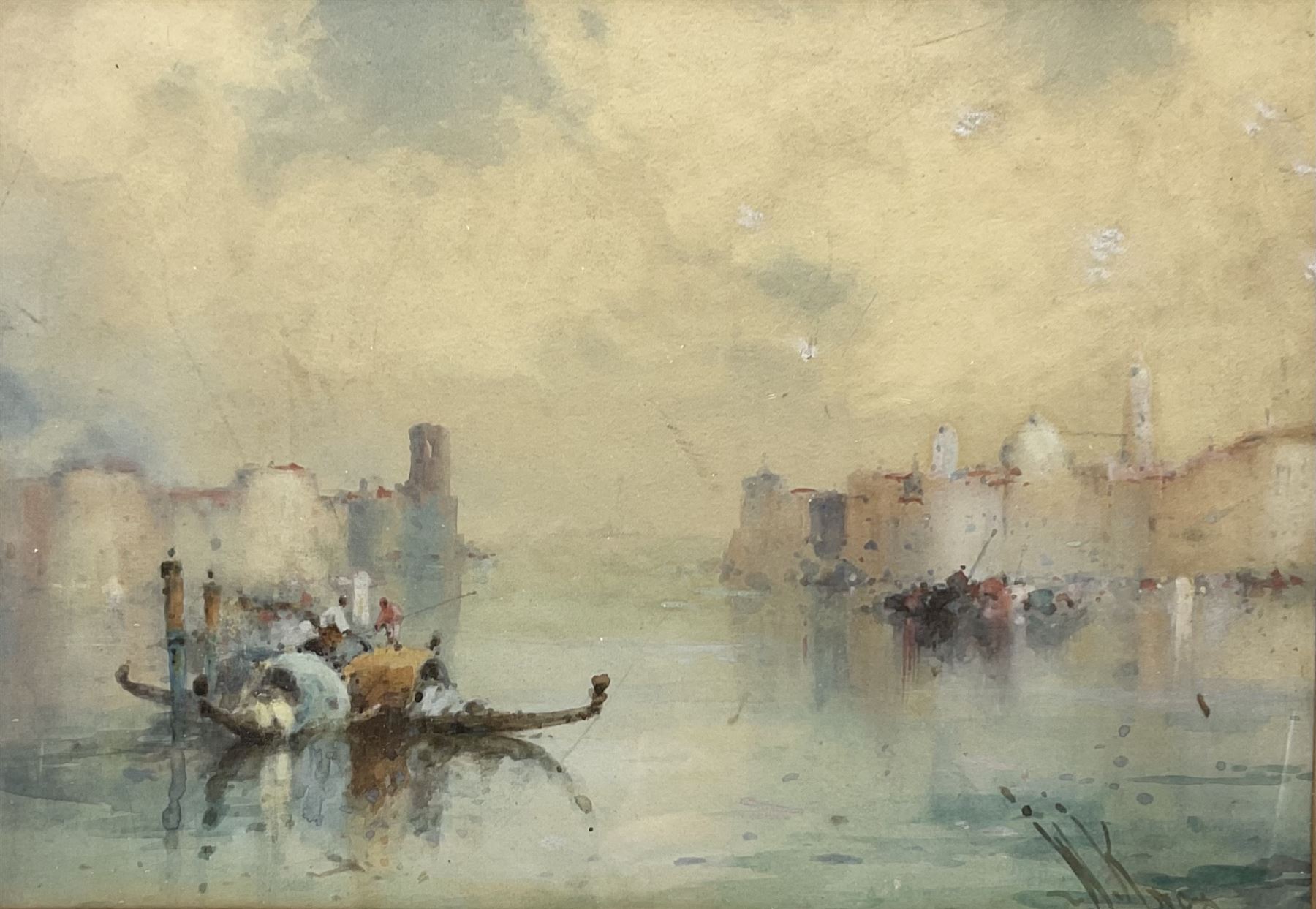 Wilfred Knox AKA A D Bell (British 1884-1966): Venice, watercolour signed 25cm x 36cm