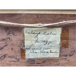 Albert George Strange (British c.1855-1917): Boats in Scarborough Harbour, watercolour signed 25cm x 34cm