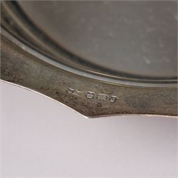 Late Victorian silver muffin dish and cover with fluted rim Sheffield  1899 Maker Mappin & Webb 