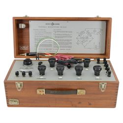 Advance Electronics Ltd Signal Generator E2 serial no. 10457, together with a Telequipment Serviscope no. S32A, Clare V152 Series II Electrical Safety Tester, Clare V185 Series II Extension Lead Tester and a W.G. Pye & Co. Ltd Portable Wheatstone Bridge