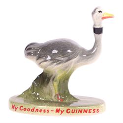 Guinness advertising by Carlton Ware, comprising Guinness for Strength man pulling a cart, My Goodness - My Guinness Ostridge  and Guinness for Strength Kangaroo 