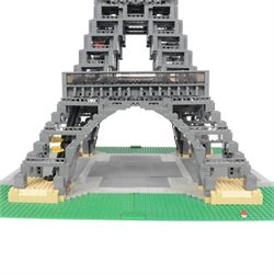 Lego Eiffel Tower no. 10181, 1:300 scale, built, with box and instructions