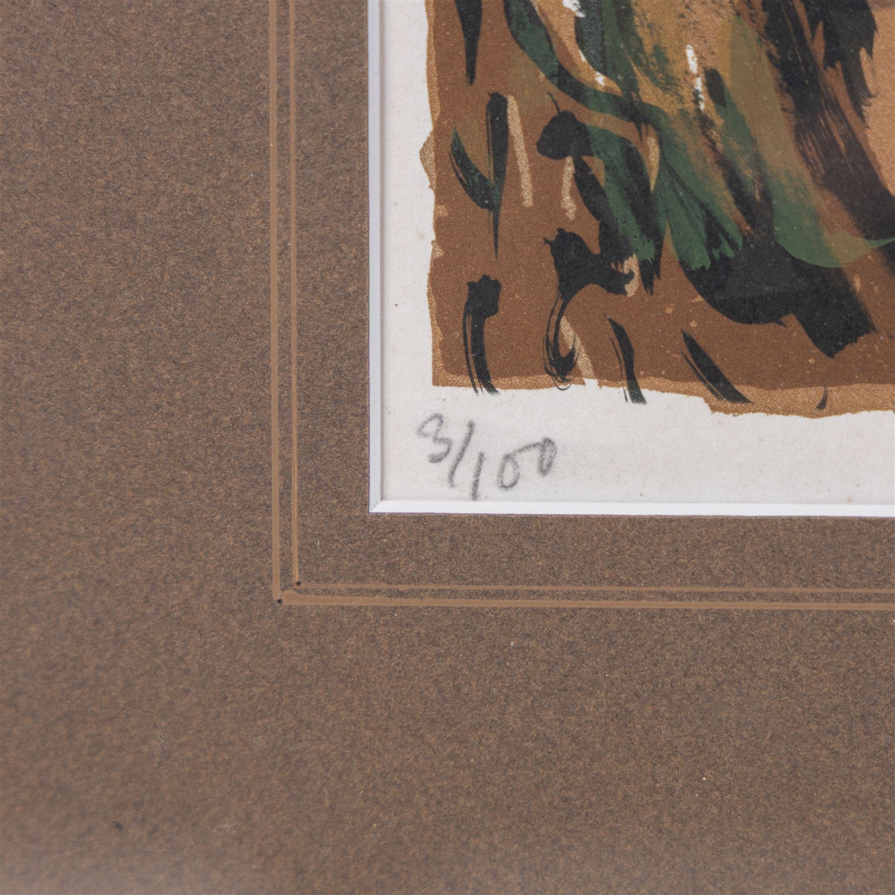 Edwin La Dell (British 1914-1970): 'Ampleforth' Yorkshire, limited edition colour lithograph signed titled and numbered 3/100 in pencil 38cm x 56cm