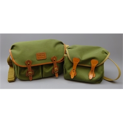  Billingham Hadley sage green & tan leather camera bag and The Billingham f6.5 (2)  