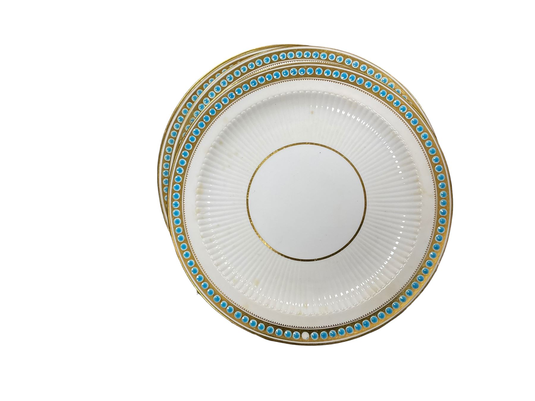 Collection of ceramics including Coalport figure Georgina, Minton plates etc in three boxes 