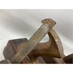 Large collection of woodworking planes, to include examples by marsden brothers 