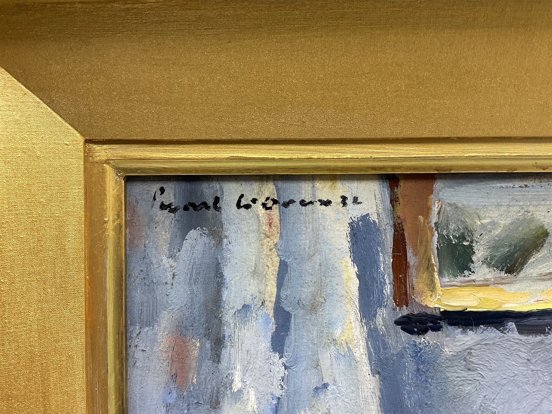 Charles Picart Le Doux (French 1881-1959): Female Nude on a Couch, oil on panel signed and dated '32, 37cm x 45cm
Provenance: inscribed verso 'a Jean Picart Le Doux', presumably a gift to his son Jean Picart Le Doux, also a well known artist.