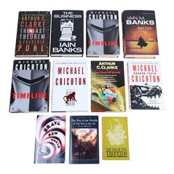 Collection of Sci-fi novels, to include Aldous Huxley 'Brave New World' paperback, Michael...