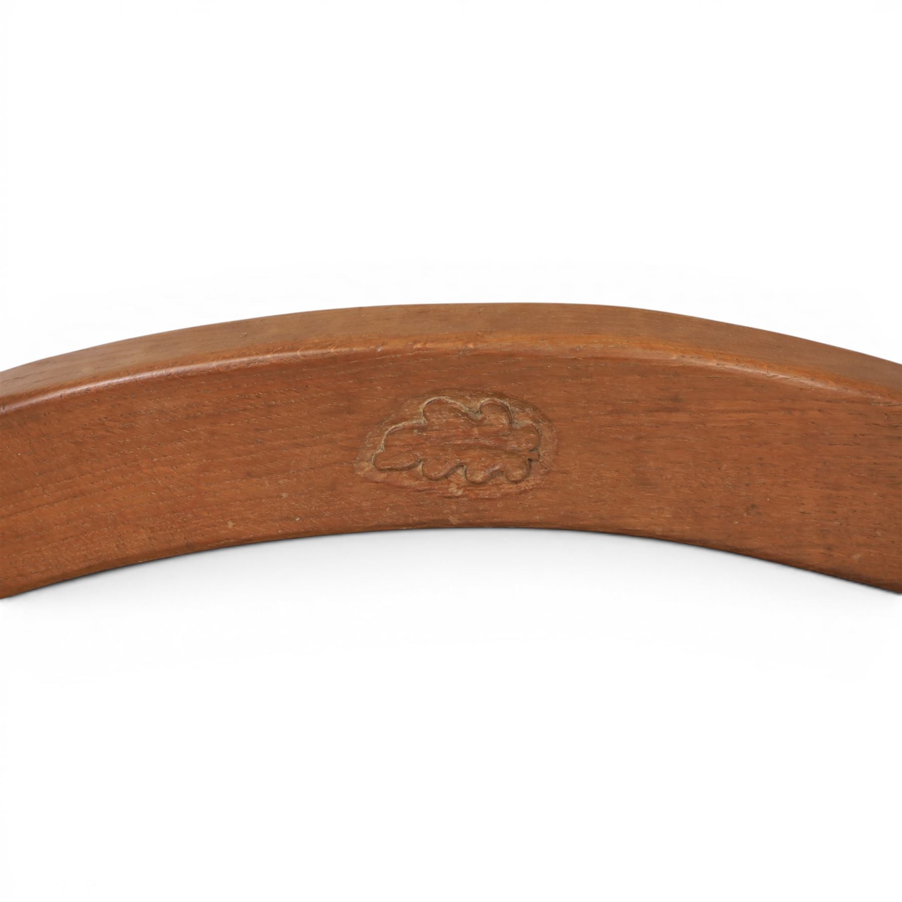 Oakleafman - adzed oak occasional table, from the workshop of David Langstaff, Easingwold