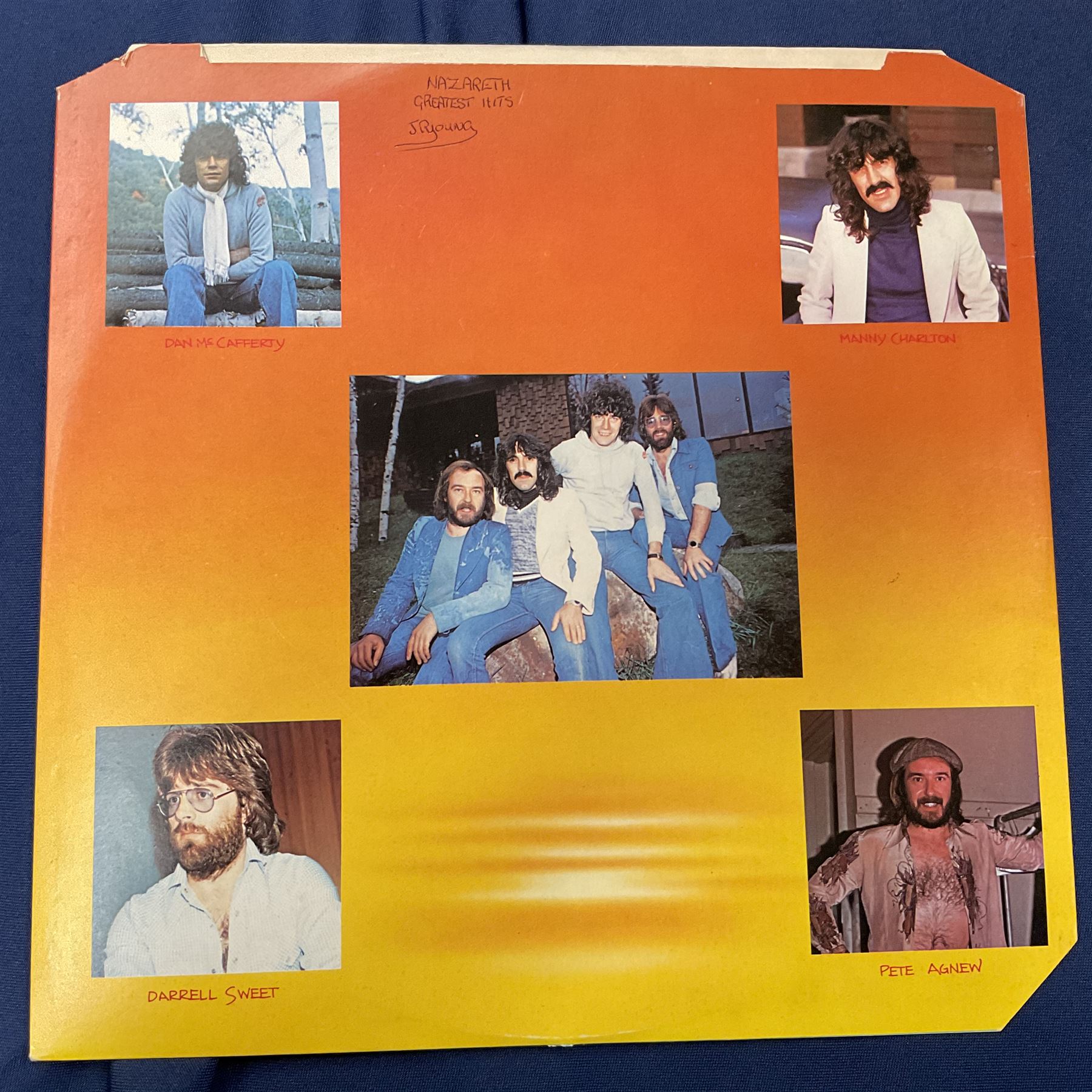 Nazareth vinyl LPs including 'Exercises', 'Raz Ama Naz', 'Loud 'N' Proud' etc (6)