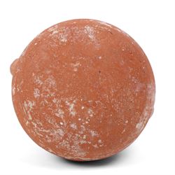 Second Israelite period terracotta twin handled cooking pot, H12cm