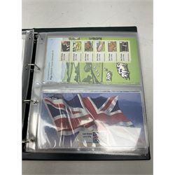 Queen Elizabeth II mint decimal stamps, including post and go, in booklets etc, face value of usable postage over 400 GBP, housed in two ring binder folders